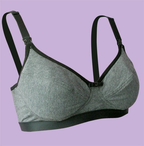 Amber Padded Bra (Grey w Black Trim) RM49.90