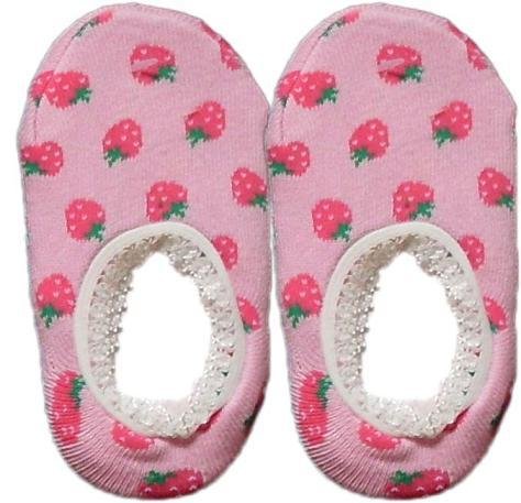 Japan Baby Low-cut Anti-Slip Socks - Pink Strawberry, RM 12/pair