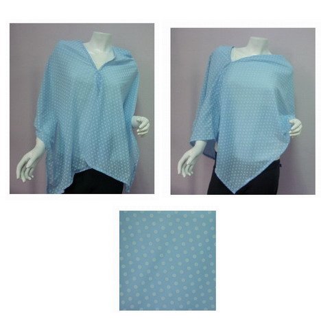 Nursing Poncho-Blue Polka, RM 59.90
