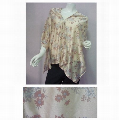 Nursing Poncho-Peach Floral, RM 59.90