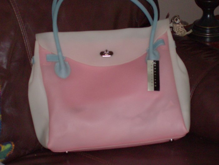 Multi-colored Jelly Tote Bag/Diaper Bag/Purse by Braciano