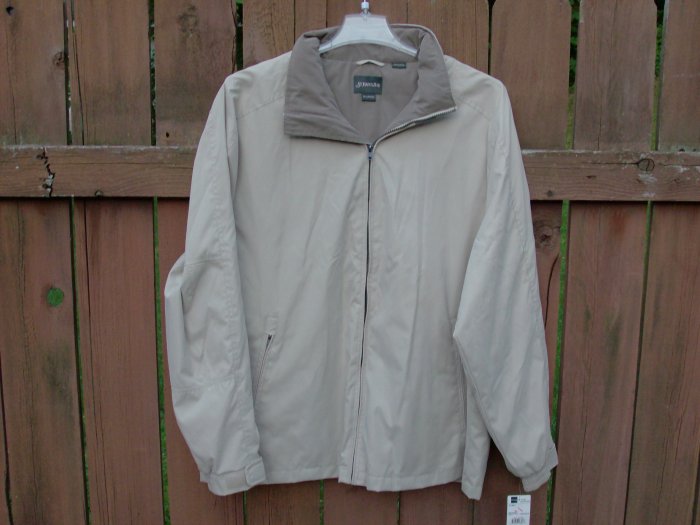 St. John's Bay Men's Beige/Taupe Jacket - XL