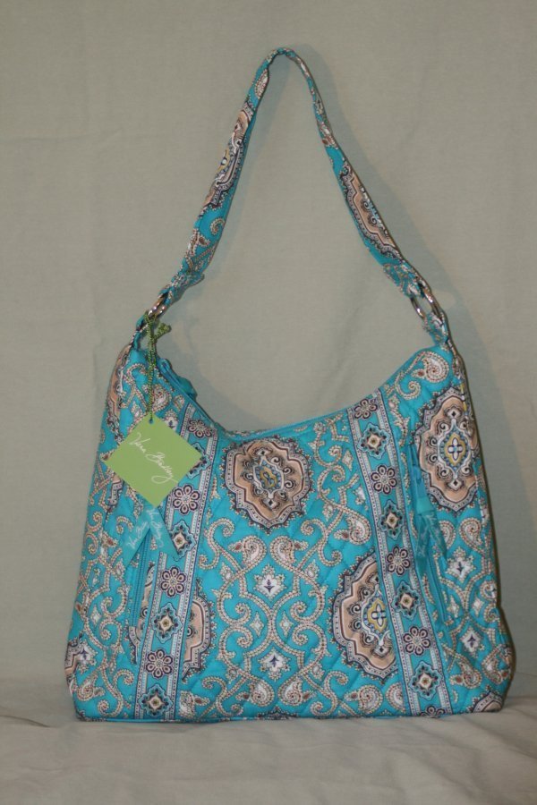 Vera Bradley Lisa B hobo shoulder bag handbag Totally Turq - NWT ...