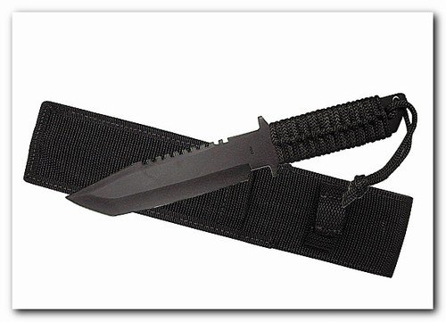 Black Hunting Knife