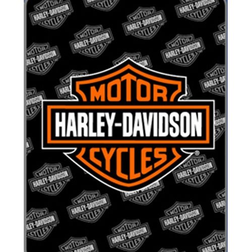 Harley Davidson Fleece Blanket- HD Logo