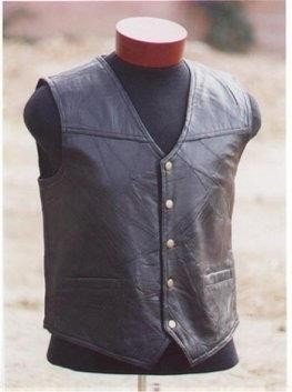 Genuine Leather Vest - Large