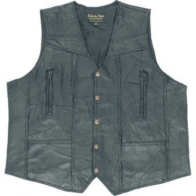 Genuine Leather Vest - 1X