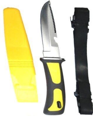 Yellow & Black Diving Knife