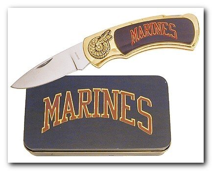Marine Knife in Metal Tin