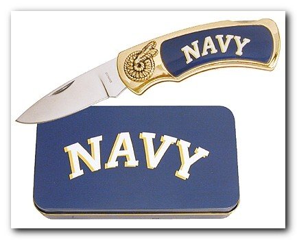 Navy Knife in Metal Tin