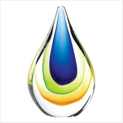 Art Glass Teardrop