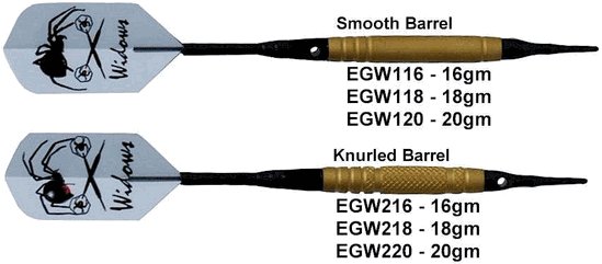 Laser Golden Widow Soft Tip Darts