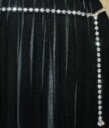 Single row rhinestone belt.
