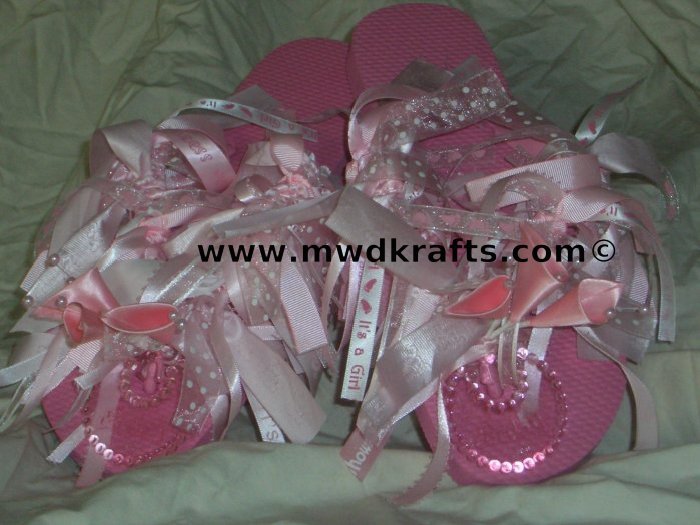 Sexy Mommie To Be Flip Flops
