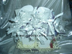 Bridal Survivor Basket w/ Flip Flops "spa"