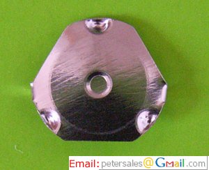 Metal Snap Dome, metal dome - Triangle Series, 11.5-12mm
