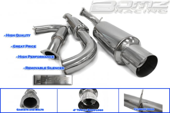 EXHAUST CATBACK 95-99 ECLIPSE TURBO
