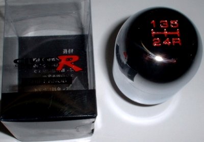 Racing Style Type R Style Shift Knob Chrome For Acura Integra/HONDA CIVIC/CRX