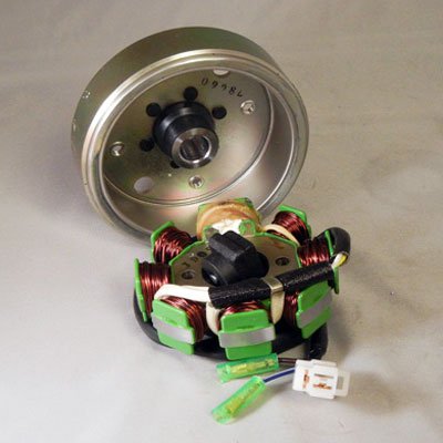 OEM 8 Coil Stator W/ Flywheel GY6 50
