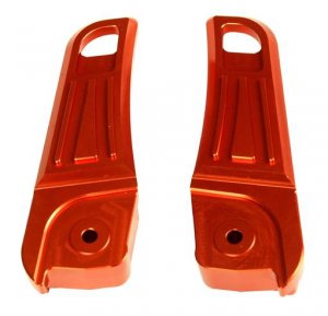 NCY Footrest Covers Honda PCX Orange