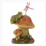 Forest Frolic Solar Statue