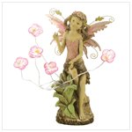 Peony Fairy Solar Statue