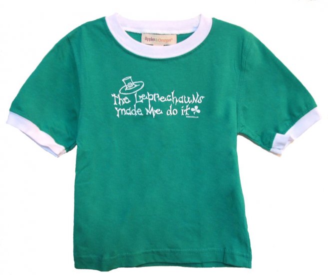 The Leprechauns Made Me Do It Shirt (2T)