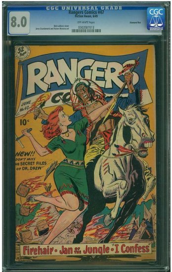 Rangers Comics #47 (CGC 8.0) 2ND HIGHEST GRADED