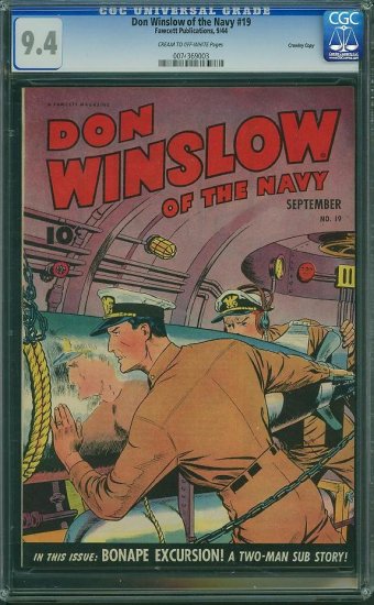 Don Winslow #19 (CGC 9.4) - HIGHEST GRADED