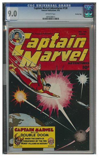 Captain Marvel Adventures #130 (CGC 9.0) 2ND HIGHEST