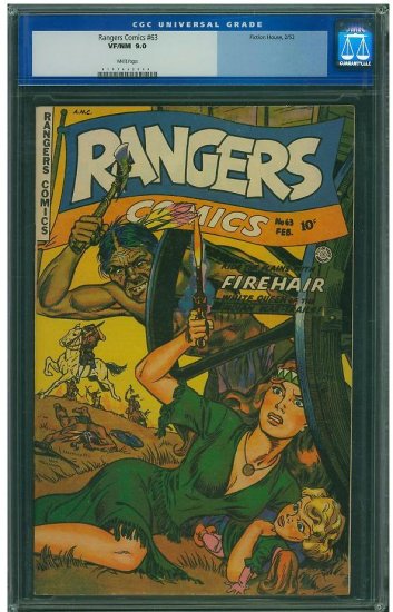 Rangers Comics #63 (CGC 9.0) 2ND HIGHEST GRADED