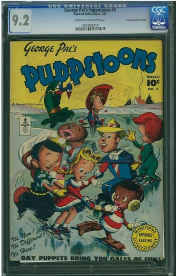 George Pal's Puppetoons #9 (CGC 9.2) 2ND HIGHEST GRADED