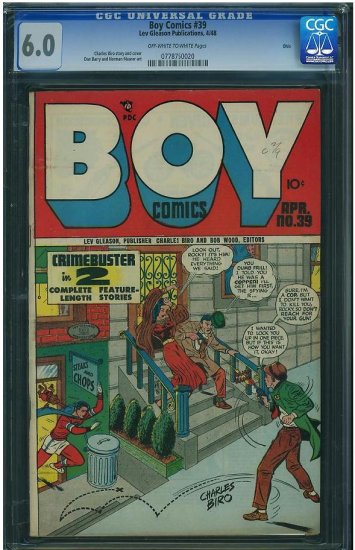 Boy Comics #39 (CGC 6.0) Ohio Pedigree - Highest Graded