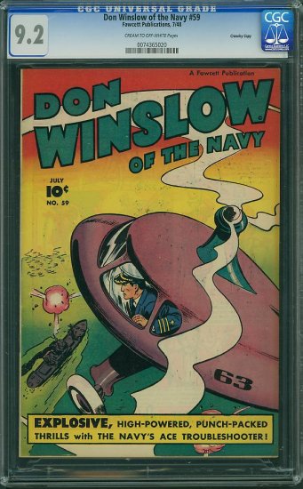 Don Winslow #59 (CGC 9.2) - HIGHEST GRADED