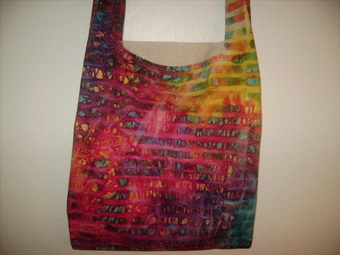 New Batik Reusable Cloth Grocery Shopping Bag