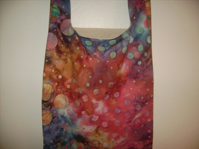 New Batik Reusable Cloth Grocery Shopping Bag