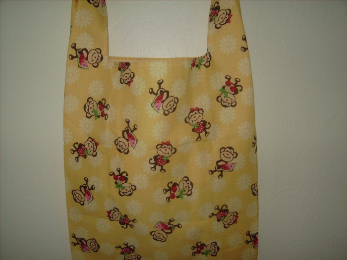 Reusable Cloth Grocery Shopping Bag Cheeky Monkeys