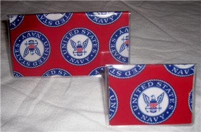 US Navy Checkbook Cover Set