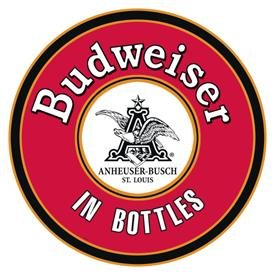 Budweiser Beer Round Tin Sign #1157