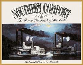 Southern Comfort Mississippi Race Tin Sign #964