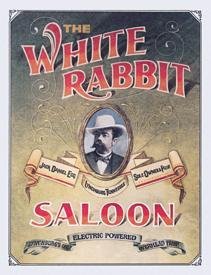 Jack Daniel's White Rabbit Saloon Tin Sign #831