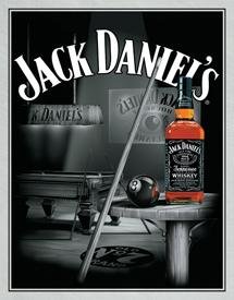 Jack Daniel's Billiards Pool Hall Tin Sign #1135