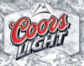Coors Light Beer Frosted Label Tin Sign #1310