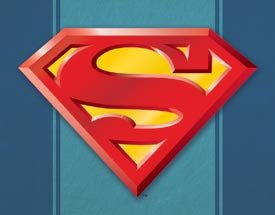 Superman Logo Tin Sign #1484