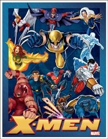 Marvel X Men Collage Tin Sign #1264