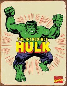 Marvel Incredible Hulk Tin Sign #1438