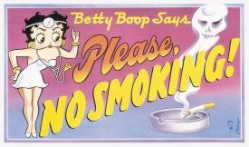 Betty Boop No Smoking Tin Sign #279