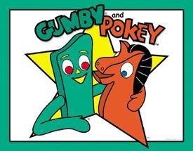 Gumby and Pokey Cartoon Tin Sign #1088