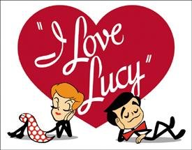 Love Lucy Show Opening Logo Tin Sign #1263