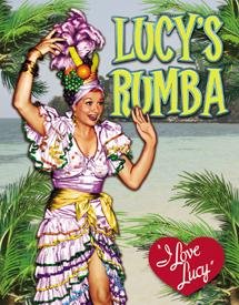 Love Lucy Show Rumba Tin Sign #1265